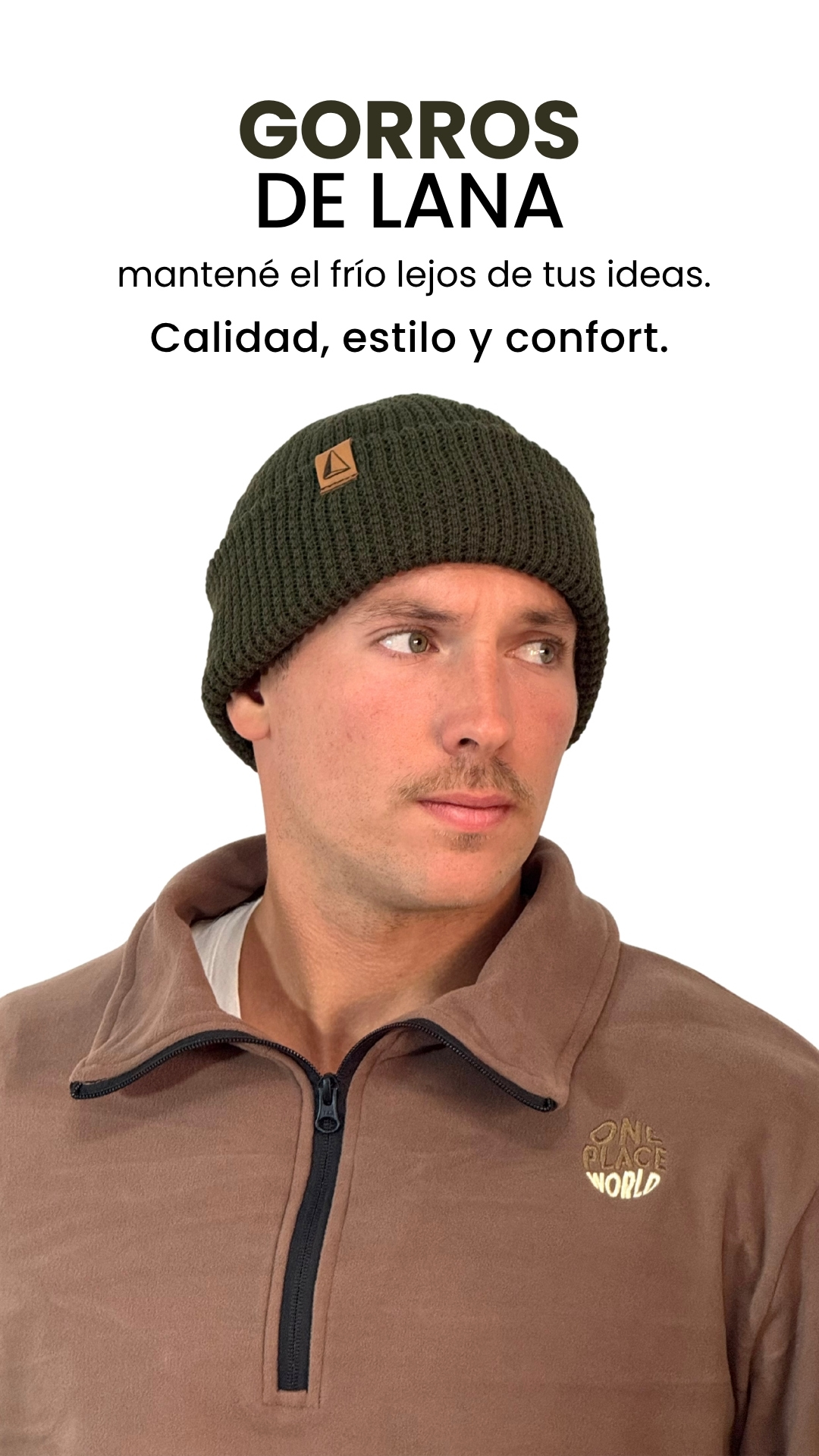 GORROS DE LANA Calidad, estilo y confort. mantené el frío lejos de tus ideas.